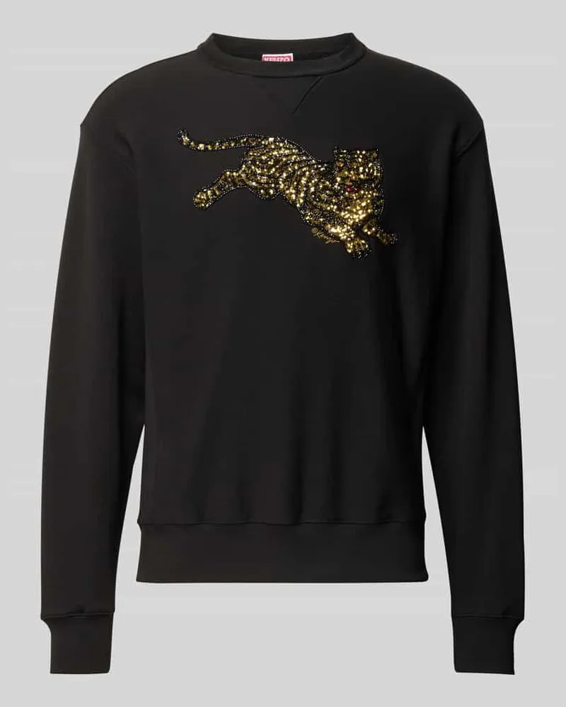 Kenzo Sweatshirt aus reiner Baumwolle Black