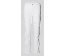 Slim Fit Jeans mit Knopfverschluss Modell 'MARY