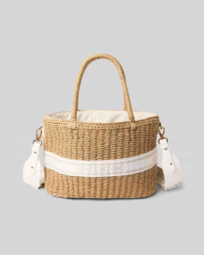 Valentino Bags Handtasche mit Label-Detail Modell 'BOHO Ecru