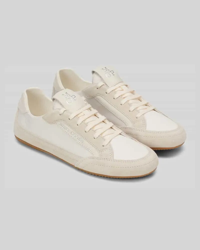 Marc O'Polo Sneaker aus echtem Leder Offwhite