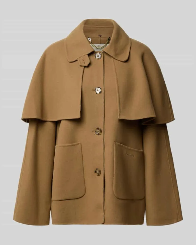 Barbour Mantel mit Cape-Detail Beige