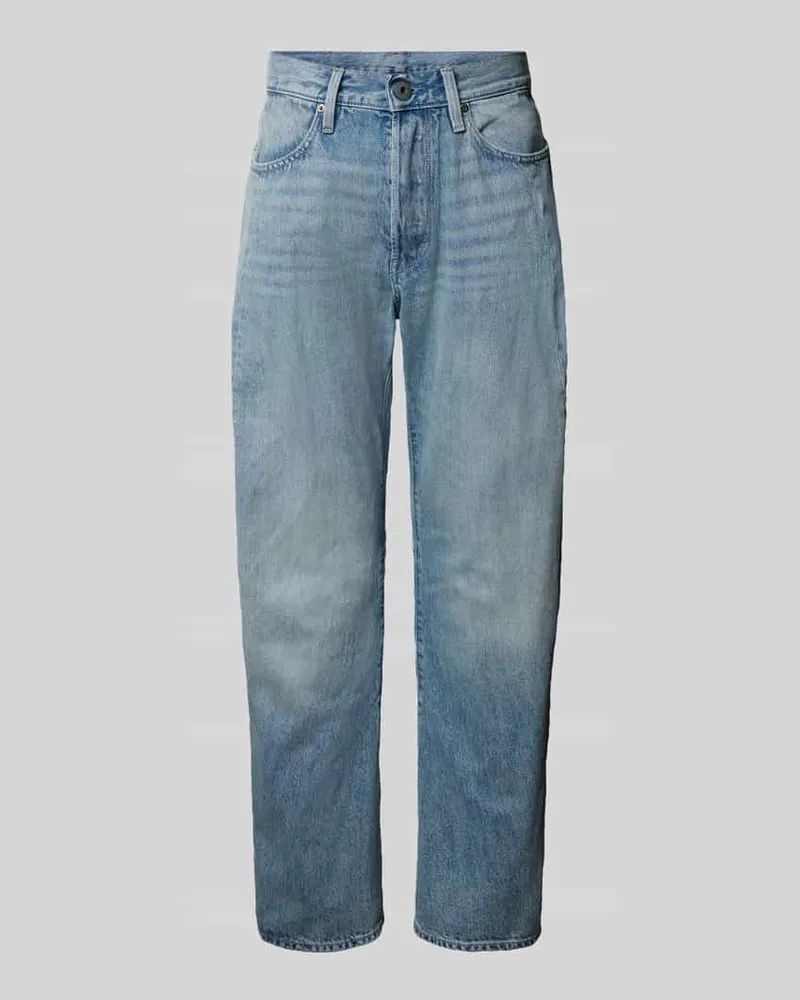 G-STAR RAW Regular Fit Jeans mit Eingriff- und Gesäßtaschen Hellblau