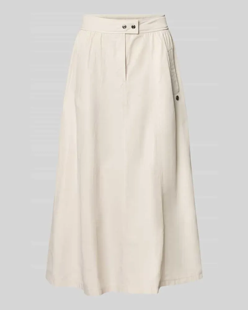 Marc Cain Midirock mit Eingrifftaschen Sand