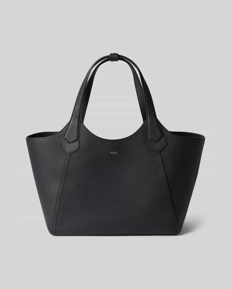 HUGO BOSS Shopper mit Label-Schriftzug Modell 'LENAH NEW Black