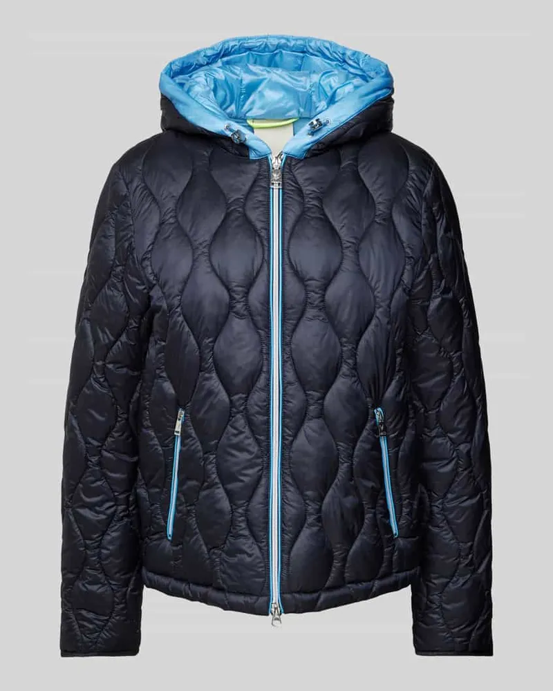 Fuchs Schmitt Steppjacke mit Kapuze Marine