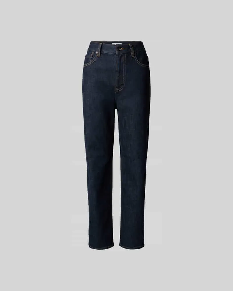 Self-Portrait Jeans im 5-Pocket-Design Dunkelblau