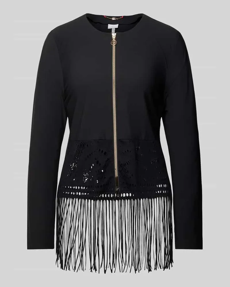 Sportalm Blazer mit Lochmuster Black