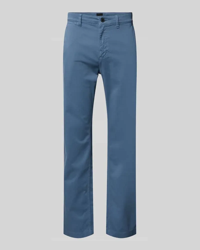 HUGO BOSS Regular-Fit Chino aus Baumwoll-Mix Royal