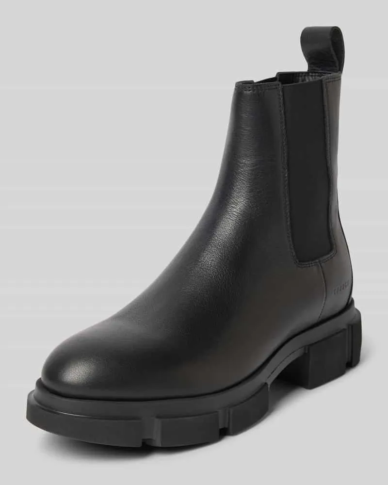 Copenhagen Chelsea Boots mit elastischem Einsatz Black