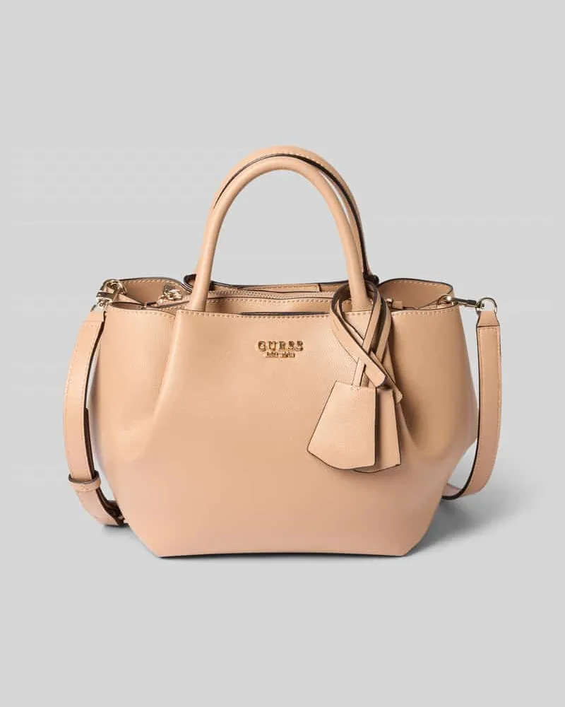 Guess Handtasche in Leder-Optik Modell 'Amorette Beige