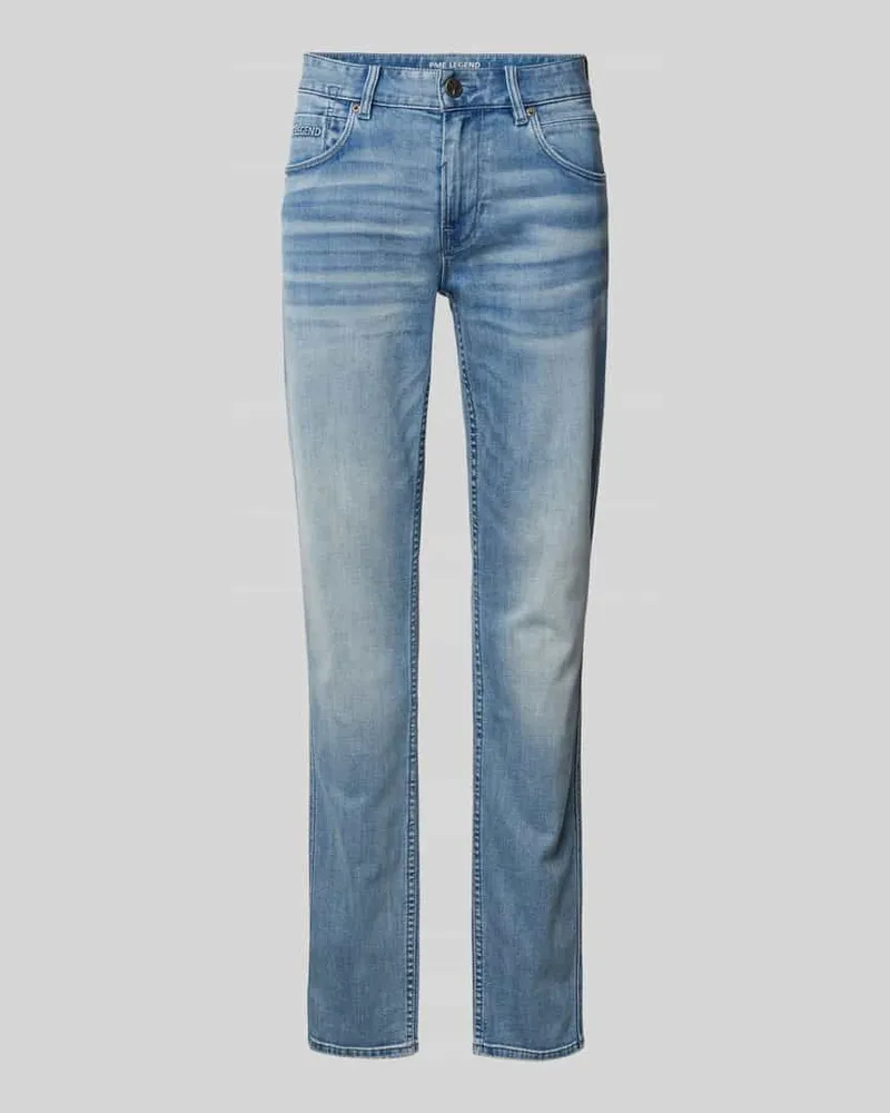 PME Legend Regular Fit Jeans mit Label-Detail Modell 'NIGHTFLIGHT Jeansblau