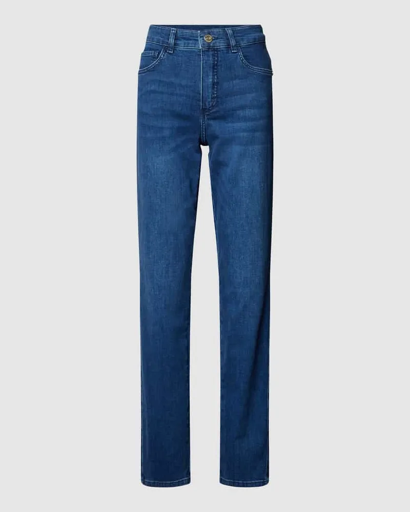 Rosner High Waist Jeans im 5-Pocket-Design Modell 'AUDREY1 Blau