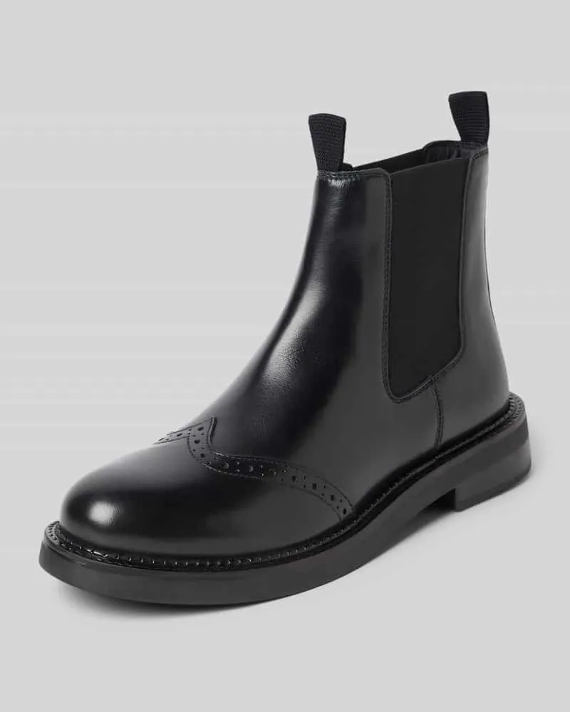 Geox Chelsea Boots mit elastischem Einsatz Modell 'SERILDA Black