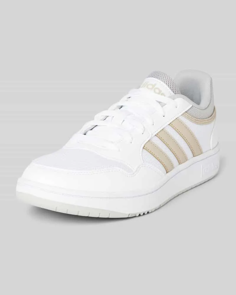 adidas Sneaker mit Label-Details Modell 'HOOPS Weiss