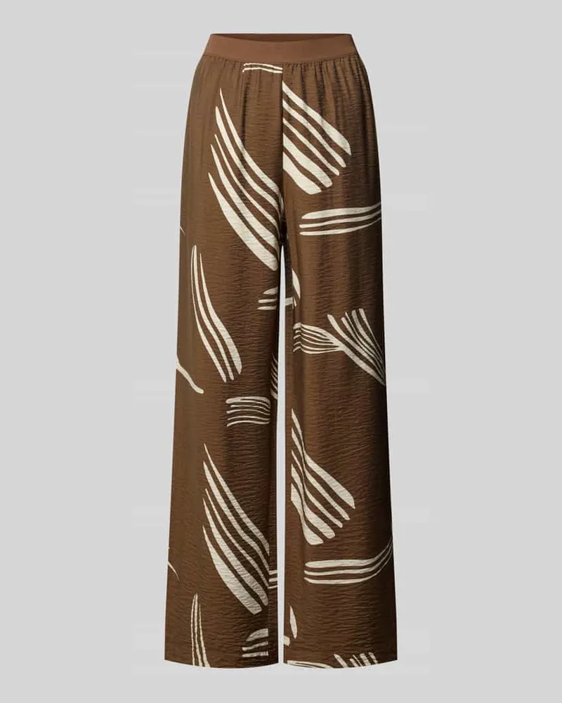 someday. Stoffhose aus Viskose-Mix Modell 'Cevil leaf Hazel