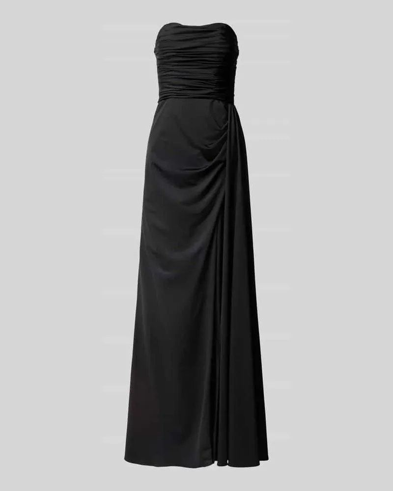 Unique Abendkleid mit gelegten Falten Black