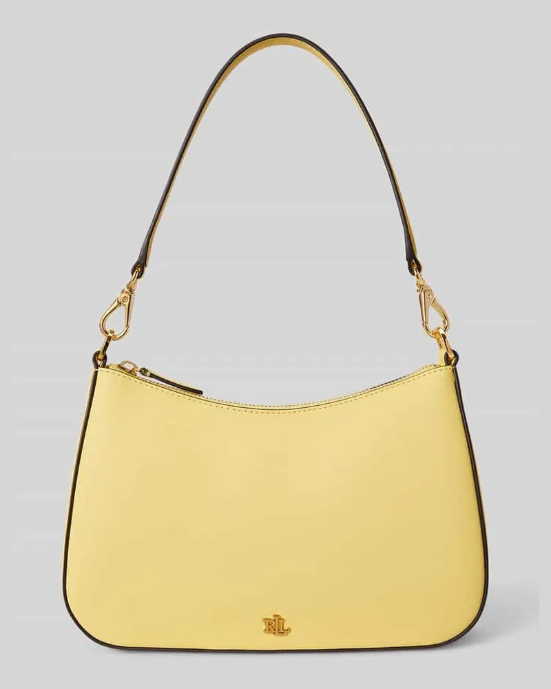 Ralph Lauren Umhängetasche aus echtem Leder Modell 'Danni Gelb