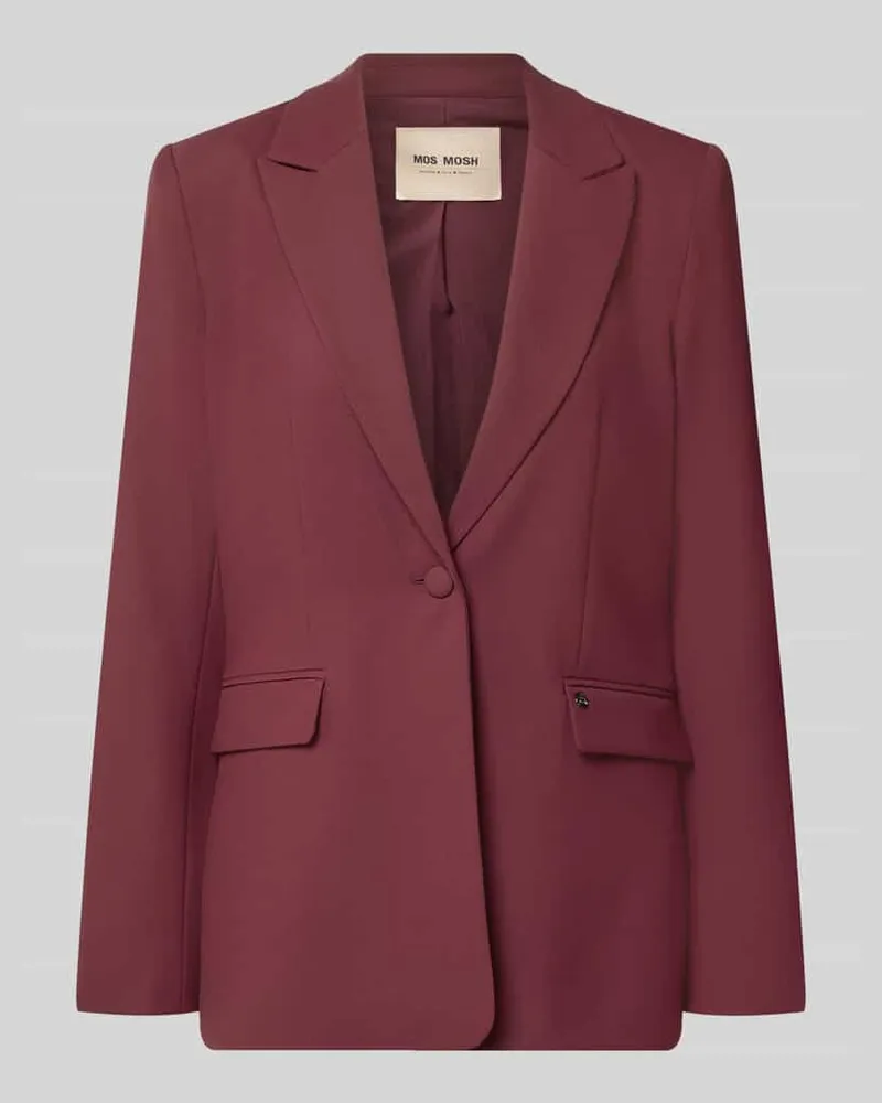 Mos Mosh Regular Fit Blazer mit Reverskragen Modell 'Leonora Bordeaux