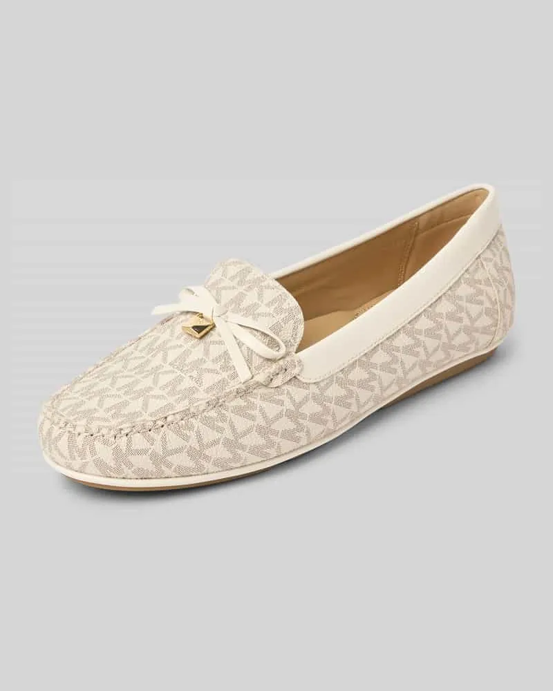 Michael Kors Ballerinas mit Schleifen-Detail Modell 'JULIETTE Ecru