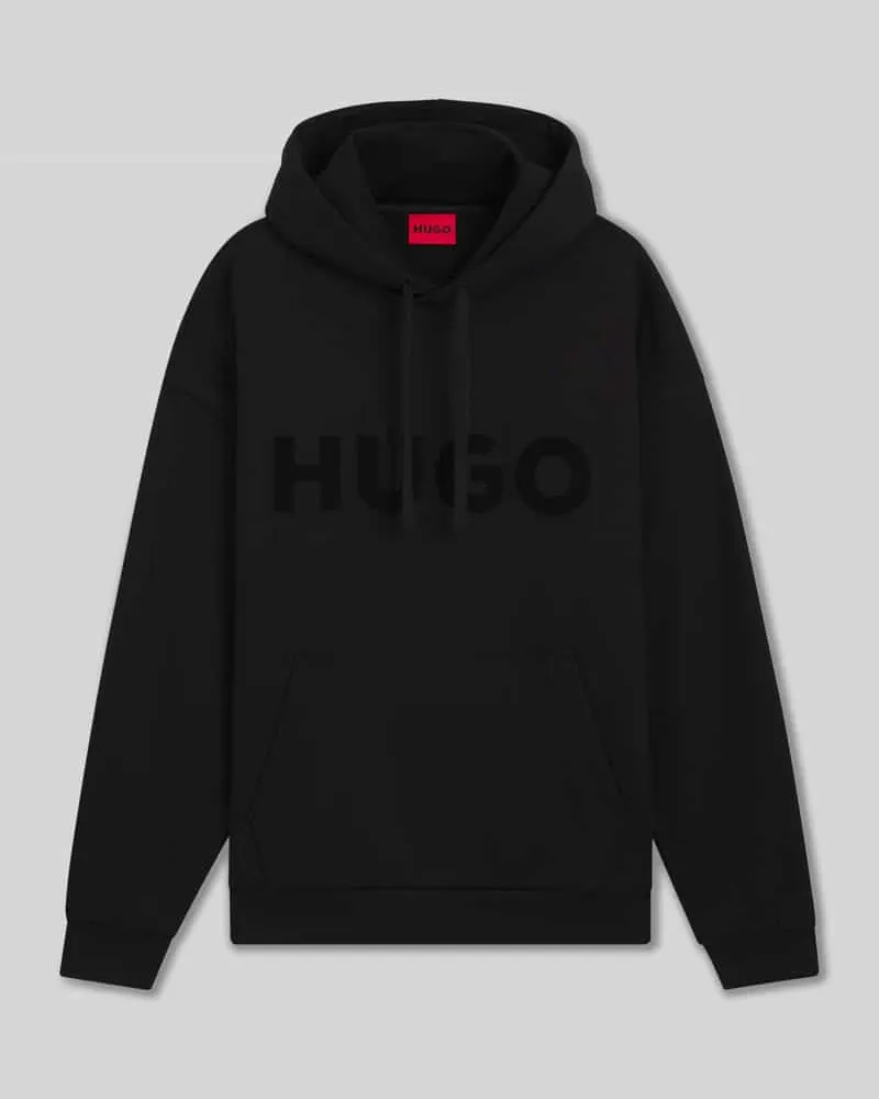 HUGO BOSS Oversized Hoodie aus reiner Baumwolle Modell 'DITCHLE Black