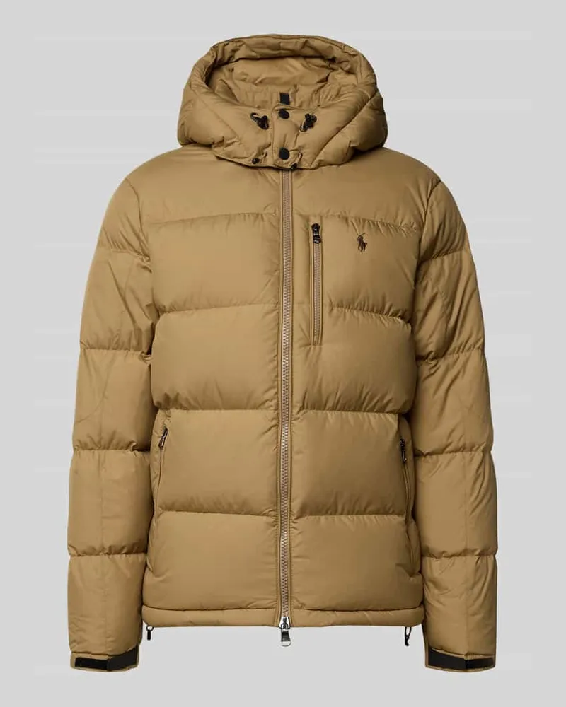 Ralph Lauren Daunenjacke mit Logo-Stitching Khaki