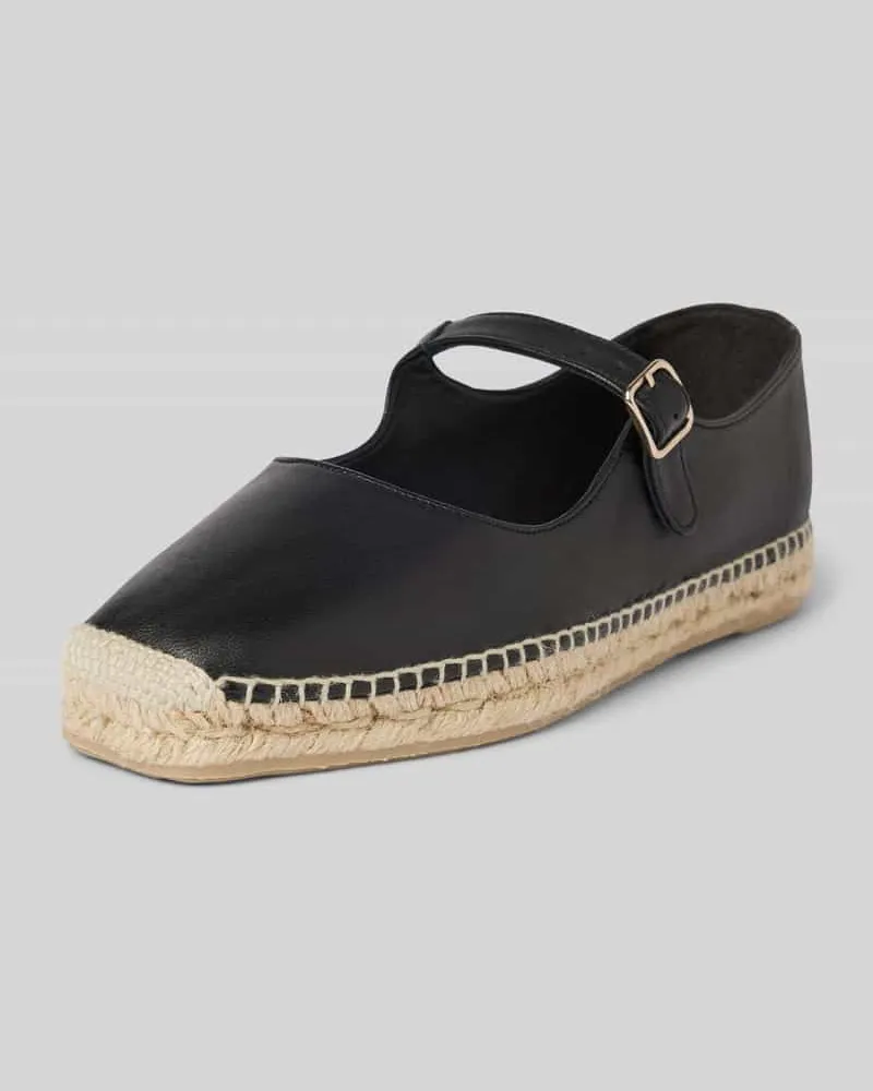 Castañer Ballerinas mit Dornschließe Modell 'PEPA Black