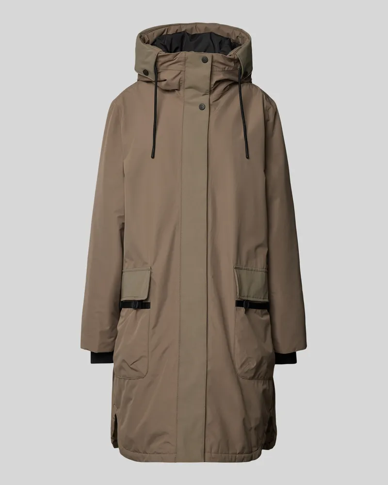 Didriksons 1913 Parka mit Pattentaschen Camel