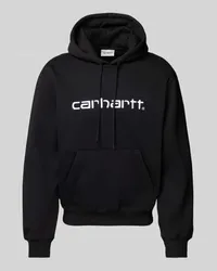 Carhartt WIP Hoodie mit Label-Stitching Black