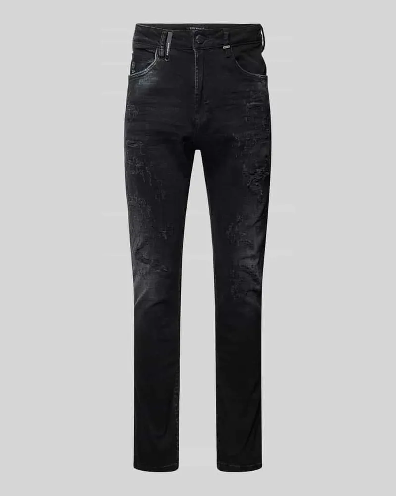 Elias Rumelis Comfort Fit Jeans im 5-Pocket-Design Modell 'Felice Black