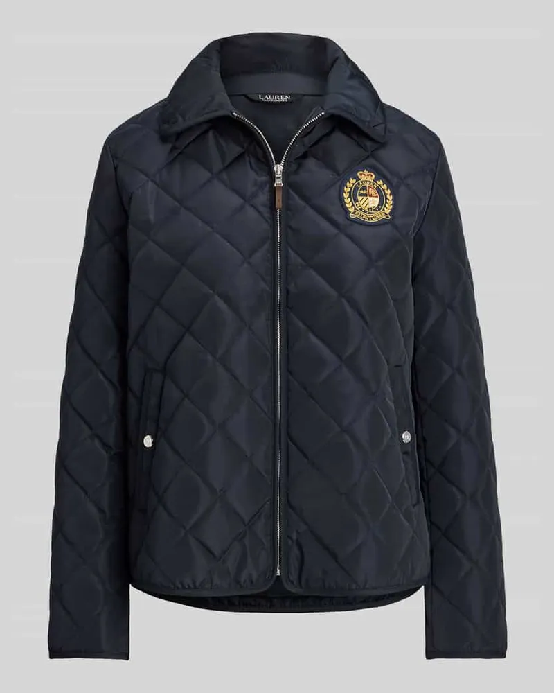 Ralph Lauren Regular Fit Steppjacke mit Wappen-Stickerei Dunkelblau