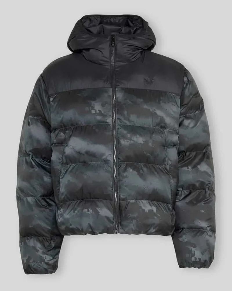 adidas Regular Fit Steppjacke mit Logo-Detail Black