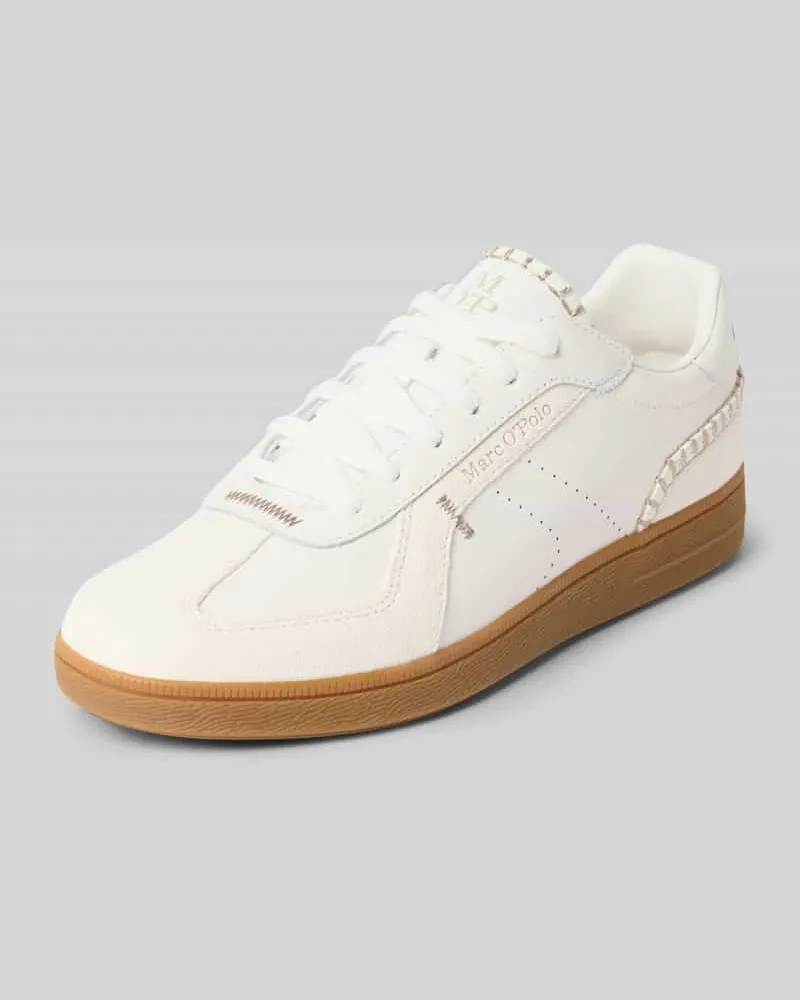 Marc O'Polo Sneaker aus echtem Leder Modell 'CHARLIE W 1A Offwhite