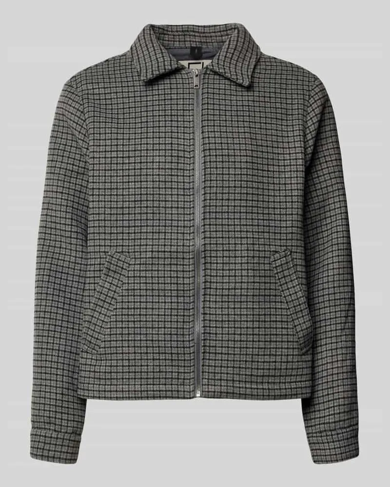 Casual Friday Regular Fit Hemdjacke mit Kentkragen Modell 'ZAIDE Hellgrau