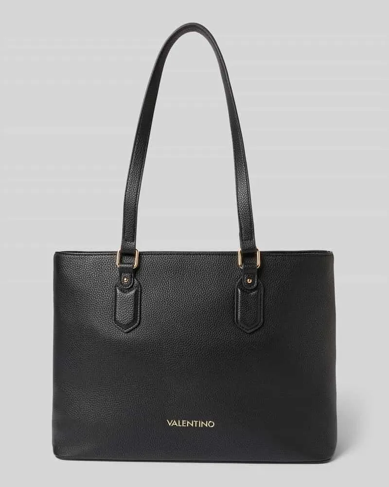 Valentino Bags Shopping Bag mit Logo-Applikation Modell 'Brixton Black