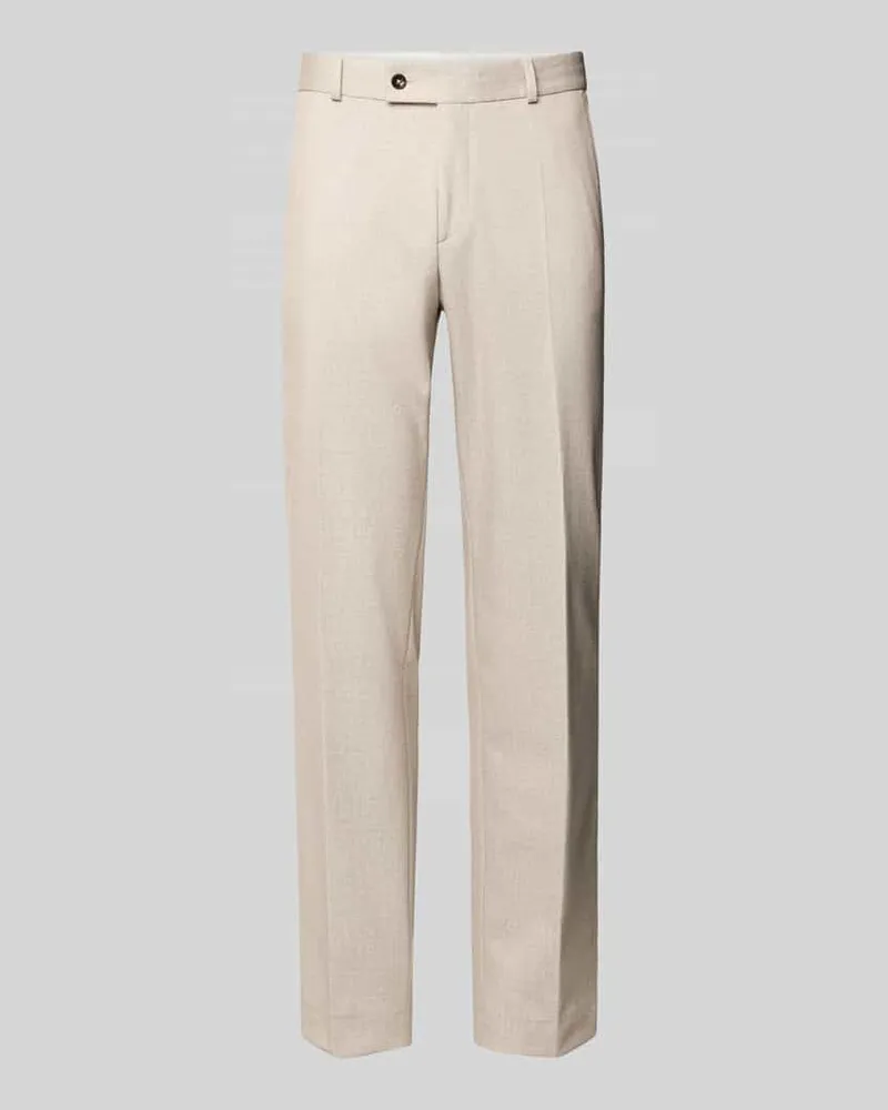 CG Slim Fit Stoffhose mit Viskose-Anteil Modell 'Paco Beige