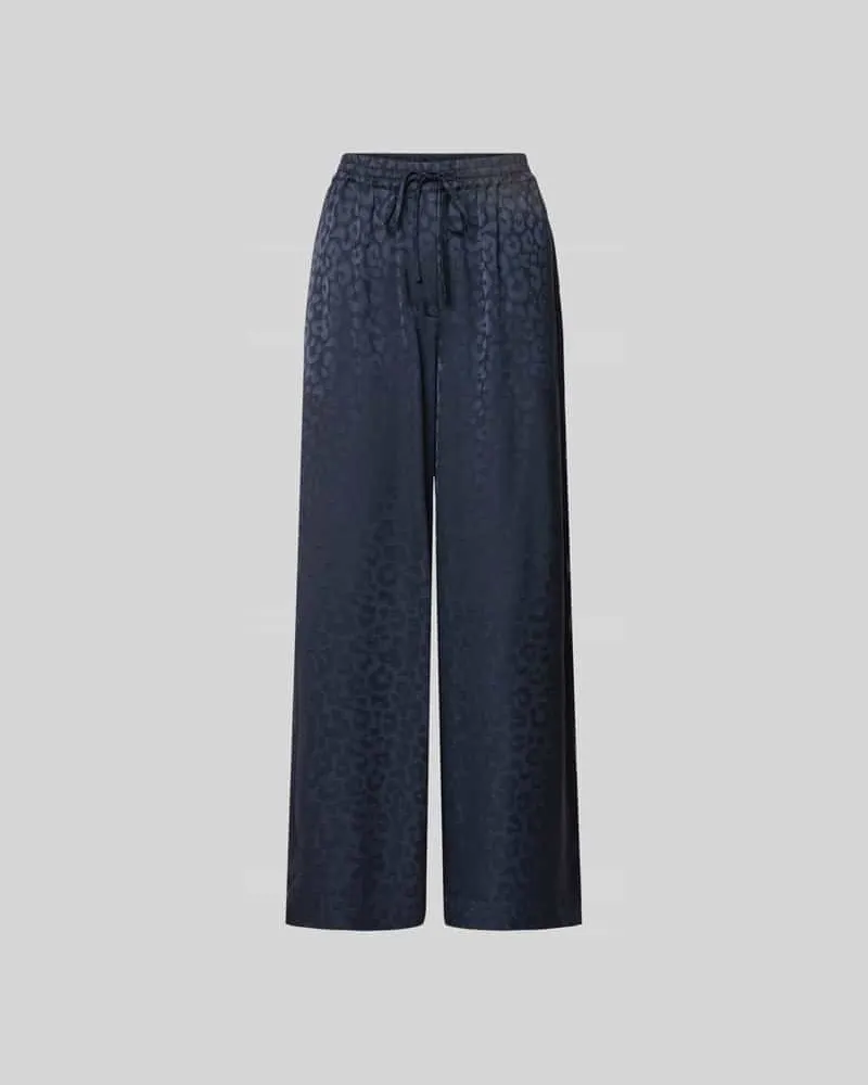 Lala Berlin Wide Fit Sweatpants mit Viskose-Anteil Marine