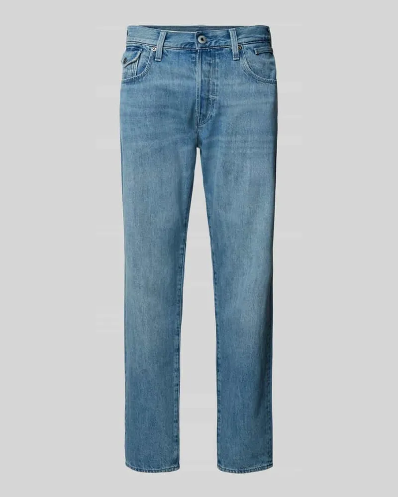 G-STAR RAW Regular Fit Jeans im 5-Pocket-Design Modell 'Morry FWD 3D Jeansblau