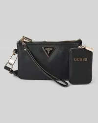 Guess Handtasche mit Label-Applikation Modell 'LATONA Black