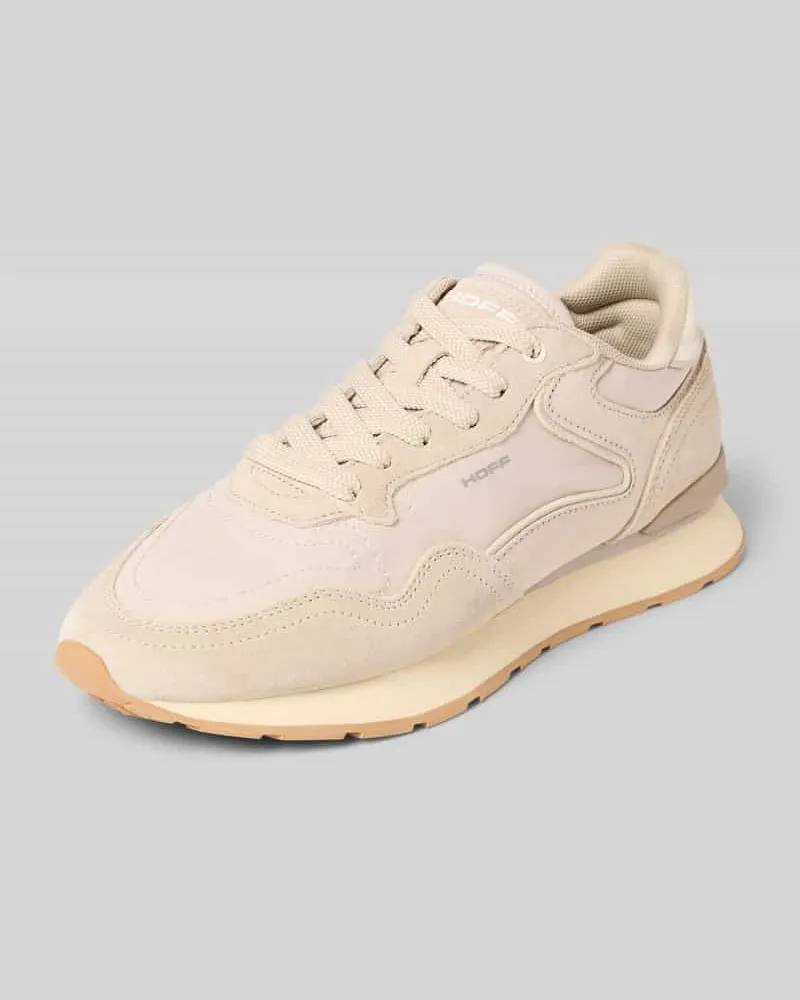 HOFF Sneaker aus Leder-Mix mit Logo-Detail Modell 'City Sand
