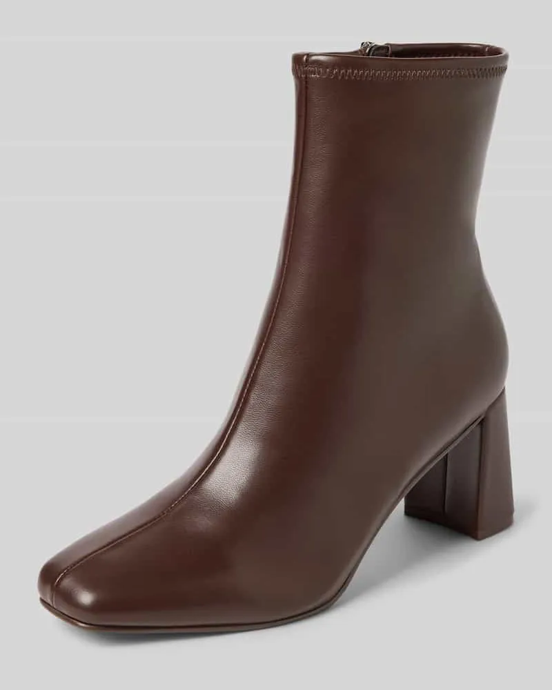 Steve Madden Stiefeletten mit Reißverschluss Modell 'Hurst Dunkelbraun