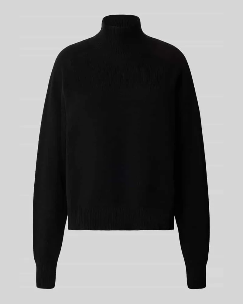 Drykorn Strickpullover mit Stehkragen Black