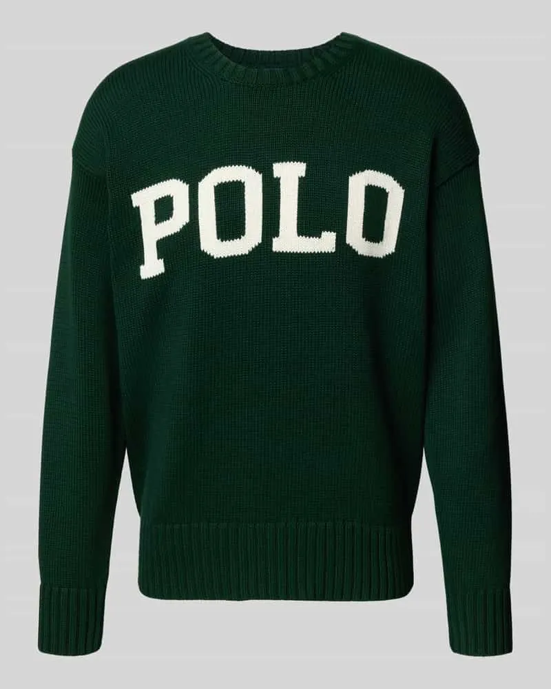 Ralph Lauren Strickpullover mit Rundhalsausschnitt Gruen