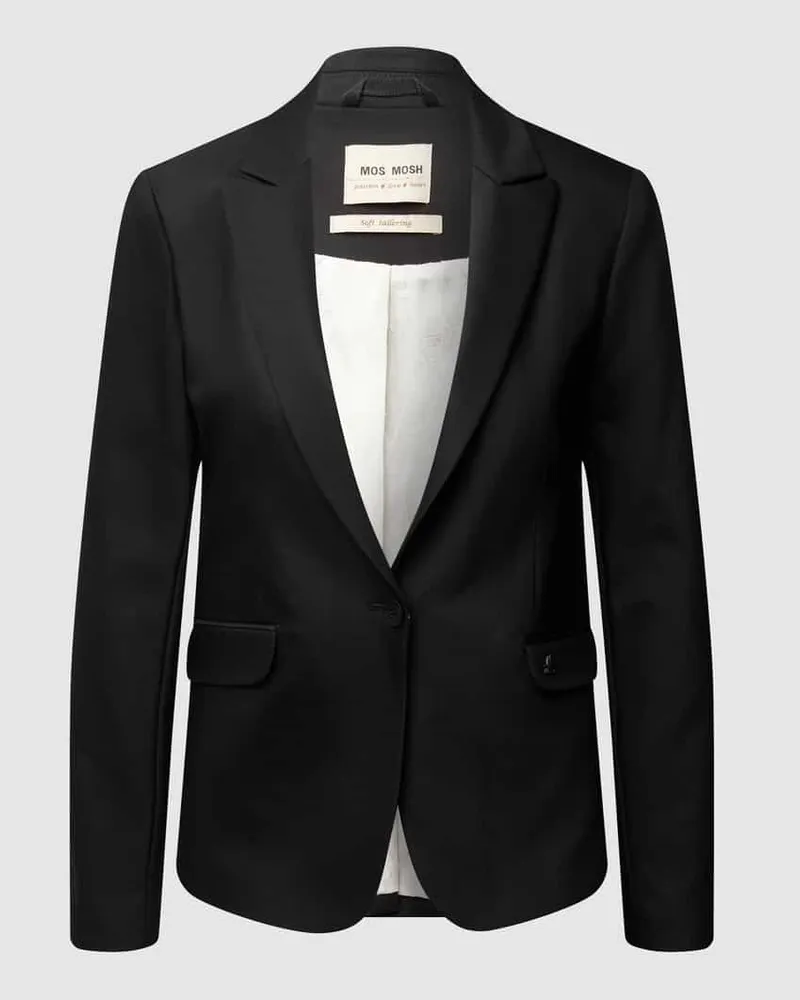 Mos Mosh Blazer mit Reverskragen Modell 'BLAKE NIGHT Black