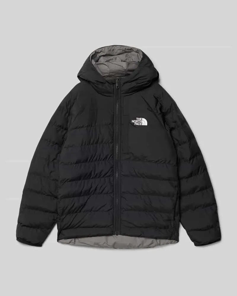 The North Face Steppjacke mit Kapuze und Logo Black