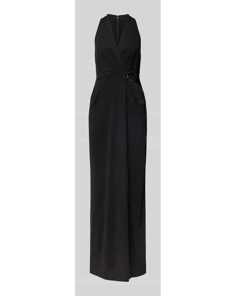 Ralph Lauren Abendkleid in Wickel-Optik Modell 'RUKAN Black