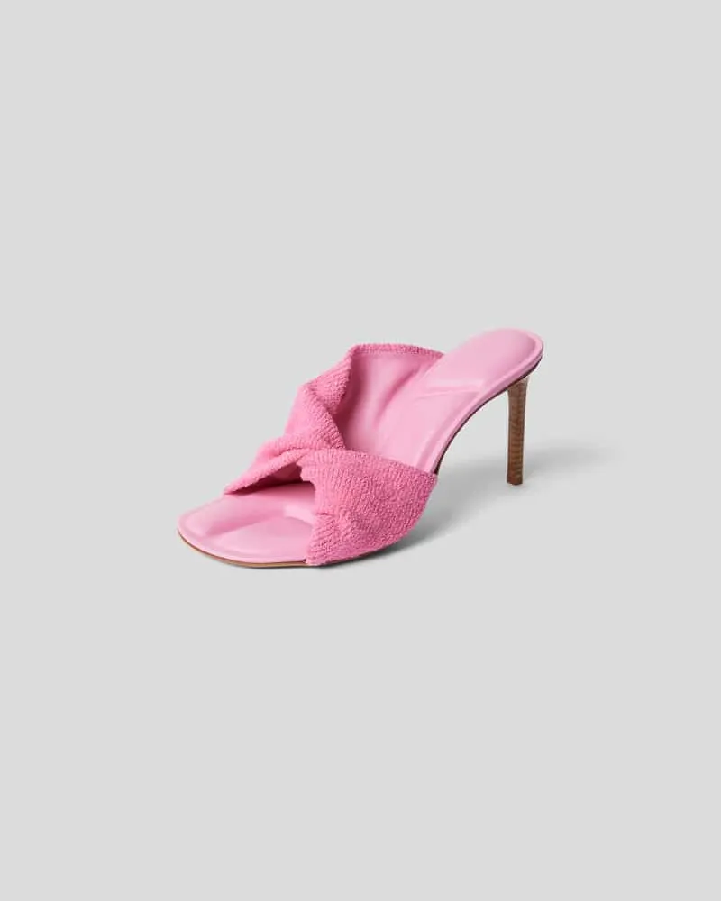 Jacquemus Pantoletten mit Pfennigabsatz Pink
