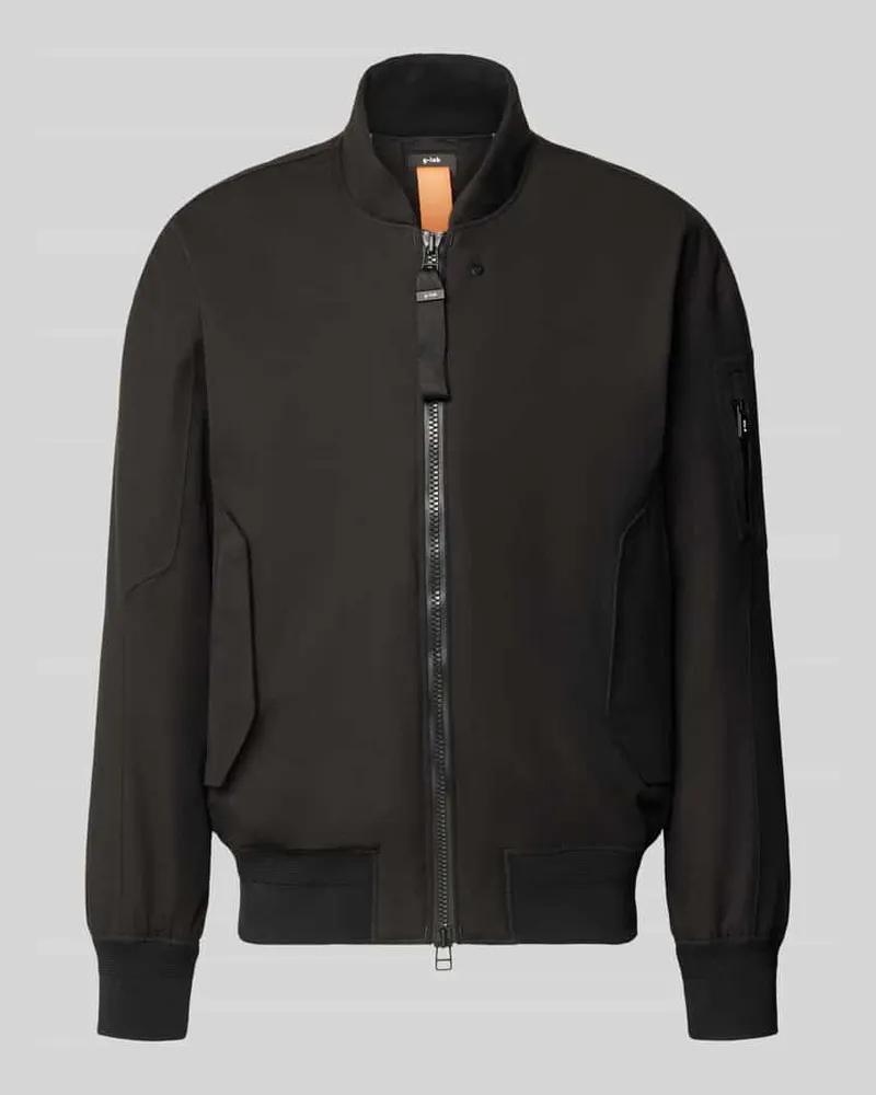 G-Lab Regular Fit Jacke aus Baumwoll-Mix Modell 'Pulse Black