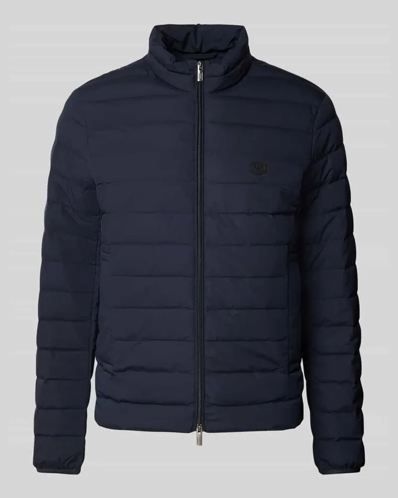 Emporio Armani Steppjacke mit Stehkragen Marine