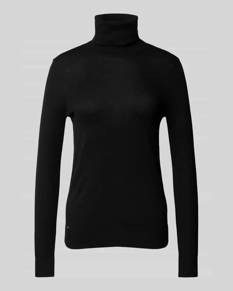 Ralph Lauren Strickpullover mit Rollkragen Modell 'ZOE Black