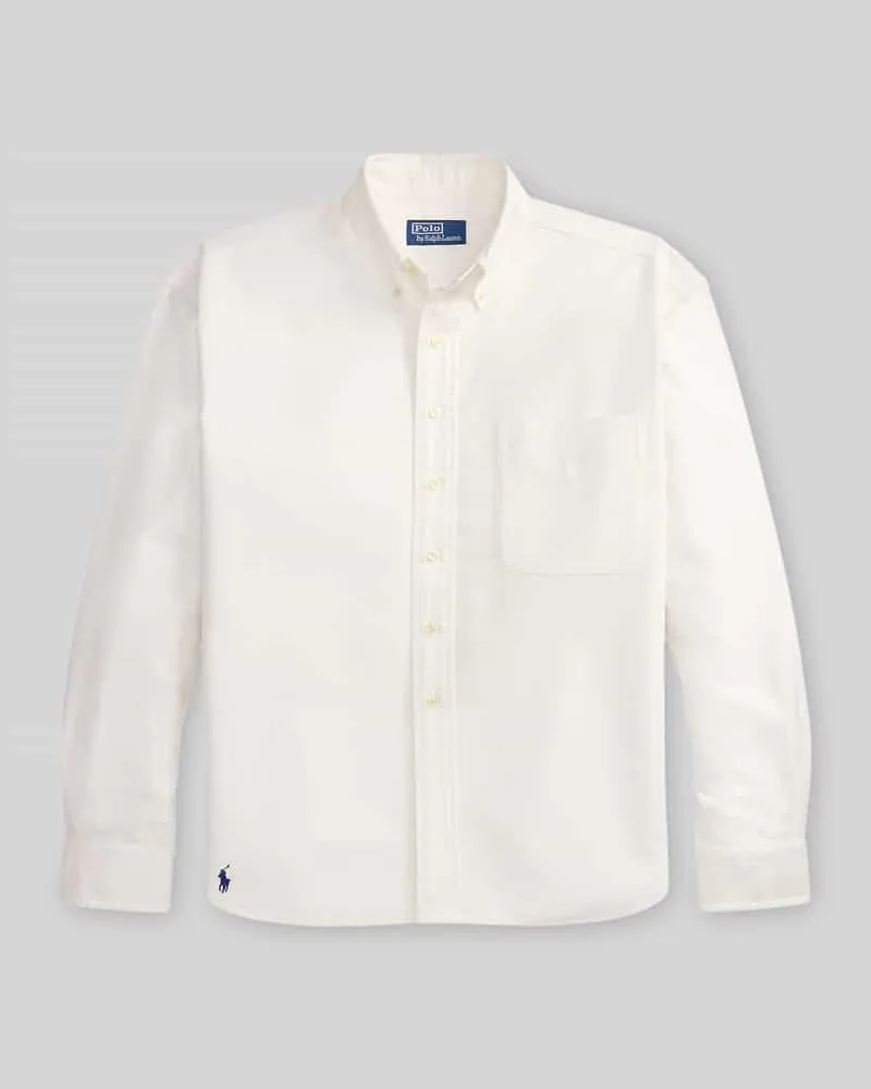 Ralph Lauren Regular Fit Freizeithemd mit Logo-Stitching Weiss